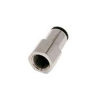 3114-10-13 Legris LF3000 Series, G 1/4 Female to Push In 10 mm, Threaded-to-Tube Connection Style