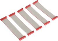 1483356-1 TE Connectivity Micro-MaTch Series Flat Ribbon Cable, 16-Way, 1.27mm Pitch, 100mm Length, Micro-MaTch IDC to