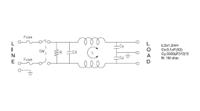 rnd-165-00130 RND, RND 165 4A 250 V 50 Hz, 60 Hz, Chassis Mount EMI Filter, Tab, Single Phase