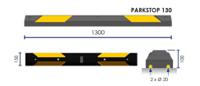 parkstop130 Viso Rubber Parking Stop