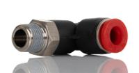 c01470618 Norgren Elbow Threaded-toTube Adaptor, R 1/8 to Push In 6 mm