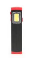 219-8139 RS PRO LED Pocket Torch Black, Red - Rechargeable 400 lm, 89 mm