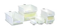 178-3320 RS PRO 1.27L White PP Euro Containers, 75mm x 165mm x 100mm