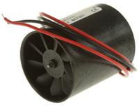 d301l-012gk-2 Micronel D300L Series Axial Fan, 12 V dc, DC Operation, 8.76m³/h, 580mW, 60mA Max, 30 x 36mm