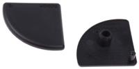 3842548801 Bosch Rexroth Black Polypropylene End Cap, 45 x 45 mm Strut Profile, 10mm Groove