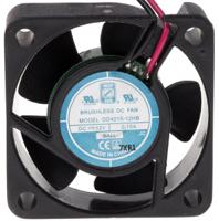 144-2042 RS PRO Axial Fan, 12 V dc, DC Operation, 14.4m³/h, 1.8W, 110mA Max, IP55, 40 x 40 x 15mm