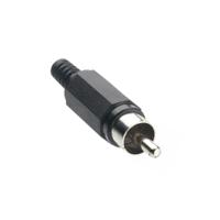 xsto-1-black Lumberg Jack Plug Cable Mount RCA Connector Plug 2A