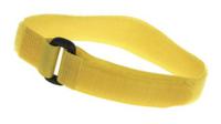 179-7184 RS PRO Cable Tie, Hook and Loop, 300mm x 20 mm, Yellow Nylon, Pk-10