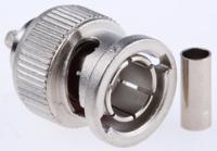 j01002a0058 Telegartner, Plug Cable Mount BNC Connector, 75Ω, Crimp Termination, Straight Body