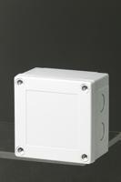 pcm-9560-g-enclosure Fibox Grey Polycarbonate Enclosure, IP66, IP67, IK08, Grey Lid, 100 x 100 x 60mm