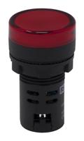 791-8573 RS PRO, Panel Mount Red LED Pilot Light, 22mm Cutout, IP65, Round, 12V ac/dc