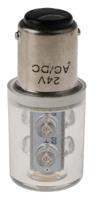 209-282 RS PRO Yellow Steady Effect Lamp, 24 V ac/dc, LED Bulb