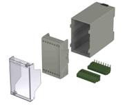 65004510hmt1-cn-45-ak Bopla DIN Rail Enclosure Enclosure Type CombiNorm-Classic Series , 109.5 x?75 x?45mm, ABS DIN Rail Enclosure