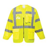 s475yerxxxl Portwest S475 Yellow Unisex Hi Vis Jacket, 3XL