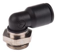 3199-10-17 Legris LF3000 Series Elbow Threaded Adaptor, G 3/8 Male to Push In 10 mm, Threaded-to-Tube Connection Style