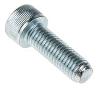 484-0054 RS PRO Bright Zinc Plated Steel Hex Socket Cap Screw, DIN 912, M10 x 30mm