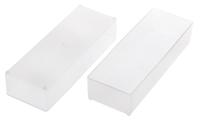 103695 Raaco Transparent PP Compartment Box, 47mm x 79mm x 218mm