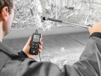 0563-0416 Testo 416 Telescopic Vane Anemometer, 40m/s Max, Measures Volume Air Flow