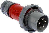 3853 MENNEKES, PowerTOP IP67 Red Cable Mount 3P + N + E Industrial Power Plug, Rated At 32A, 400 V