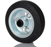 dvr100x30-12 Tente Black Rubber Roller Bearing Trolley Wheel, 70kg