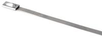 111-94338-mbt33hs-ss304-ml HellermannTyton Cable Tie, Roller Ball, 838mm x 7.9 mm, Metallic 304 Stainless Steel, Pk-50