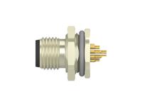 t4130012121-000 TE Connectivity Circular Connector, 12 Contacts, Rear, M12 Connector, Plug, Male, IP67, M12 Series