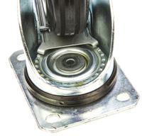 12278-fr LAG Braked Swivel Castor Wheel, 180kg Capacity, 160mm Wheel