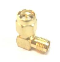 213-8221 RS PRO Right Angle 50Ω Coaxial Adapter SMA Plug to SMA Socket 6GHz