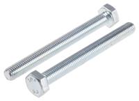 917-2933 RS PRO Bright Zinc Plated Steel, Hex Bolt, M10 x 100mm