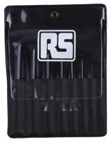 450-1018 RS PRO 8 piece L Shape Imperial Hex Key Set, 0.028 → 5/64in