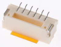 bm06b-ghs-tbtlfsn JST GH Series Straight Surface PCB Header, 6 Contact(s), 1.25 mm Pitch, 1 Row, Shrouded