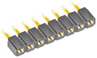 slw-108-01-g-s Samtec SLW Series Straight Through Hole Mount PCB Socket, 8-Contact, 1-Row, 2.54mm Pitch, Solder Termination