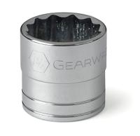 80792 GearWrench 19-Piece Imperial 1/2 in Standard Socket Set with Ratchet, 12 point