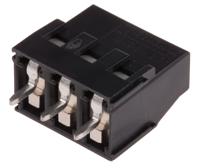 1985933 Phoenix Contact MKDSN 2.5/3 HT BK Series PCB Terminal Block, 3-Contact, 5mm Pitch, Through Hole Mount, 1-Row, Solder