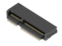 2199119-4 TE Connectivity 2199119 Series Right Angle Edge Connector, Board Mount, 67-Contacts, 0.5mm Pitch, 2-Row, Surface Mount