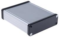 1455l1202 Hammond 1455 Clear Anodised Aluminium Enclosure, 120 x 103 x 31mm