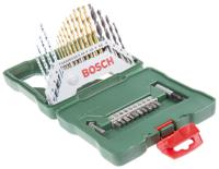 2607019324 Bosch 30-Piece Twist Drill Bit Set for Multi-Material, 8mm Max, 1.5mm Min, HSS Bits