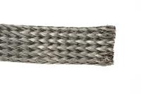 2174-sv005 Alpha Wire Expandable Braided Copper Silver Cable Sleeve, 12.8mm Diameter, 30m Length, FIT Wire Management Series