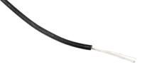 872-4458 RS PRO Black 0.13mm² Hook Up Wire, 26 AWG, 7/0.16 mm, 100m, MPPE Insulation