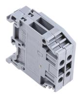 1sna115406r1300 Entrelec Distribution Block, 2 Way, 4mm², 32A, 800 V, Grey