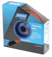 63642531795 Norton P400 Grit Very Fine Sandpaper Roll, 25m x 50mm