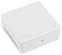 192-0716 RS PRO White ABS Enclosure, IP20, IK06, White Lid, 75.8 x 75.8 x 30.2mm