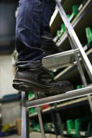 6265339 Heckel RUN-R Men's Black Composite Toe Capped Safety Trainers, UK 6, EU 39