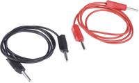 273-9429 RS PRO Test Leads, 4A, 15V, Red/Black, 1m Lead Length