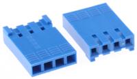 65240-004lf Amphenol Communications Solutions, DUBOX Female Connector Housing, 2.54mm Pitch, 4 Way, 1 Row