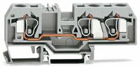 284-681-1 WAGO  284 Series Grey, 10mm², 3-Level, Cage Clamp Termination