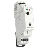 400200011 Grasslin Telt 100 Series DIN Rail Mount Timer Relay, 230V ac, 10 → 180min