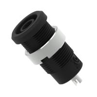 3275-i-n Electro PJP Black Female Banana Socket, 4 mm Connector, Solder Termination, 25A, 1kV, Nickel Plating
