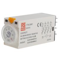 179-2981 RS PRO Plug In Timer Relay, 24V dc, 4-Contact, 1 → 30s, 1-Function, 4PDT