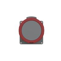2cma101302r1000 Amphenol Industrial, 2CMA1 IP67 Red Panel Mount 3P+N+E Industrial Power Socket, Rated At 16A, 415 V